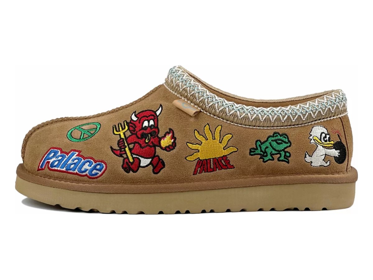 UGG Palace x UGG Tasman Slipper Chestnut — вид «сбоку»