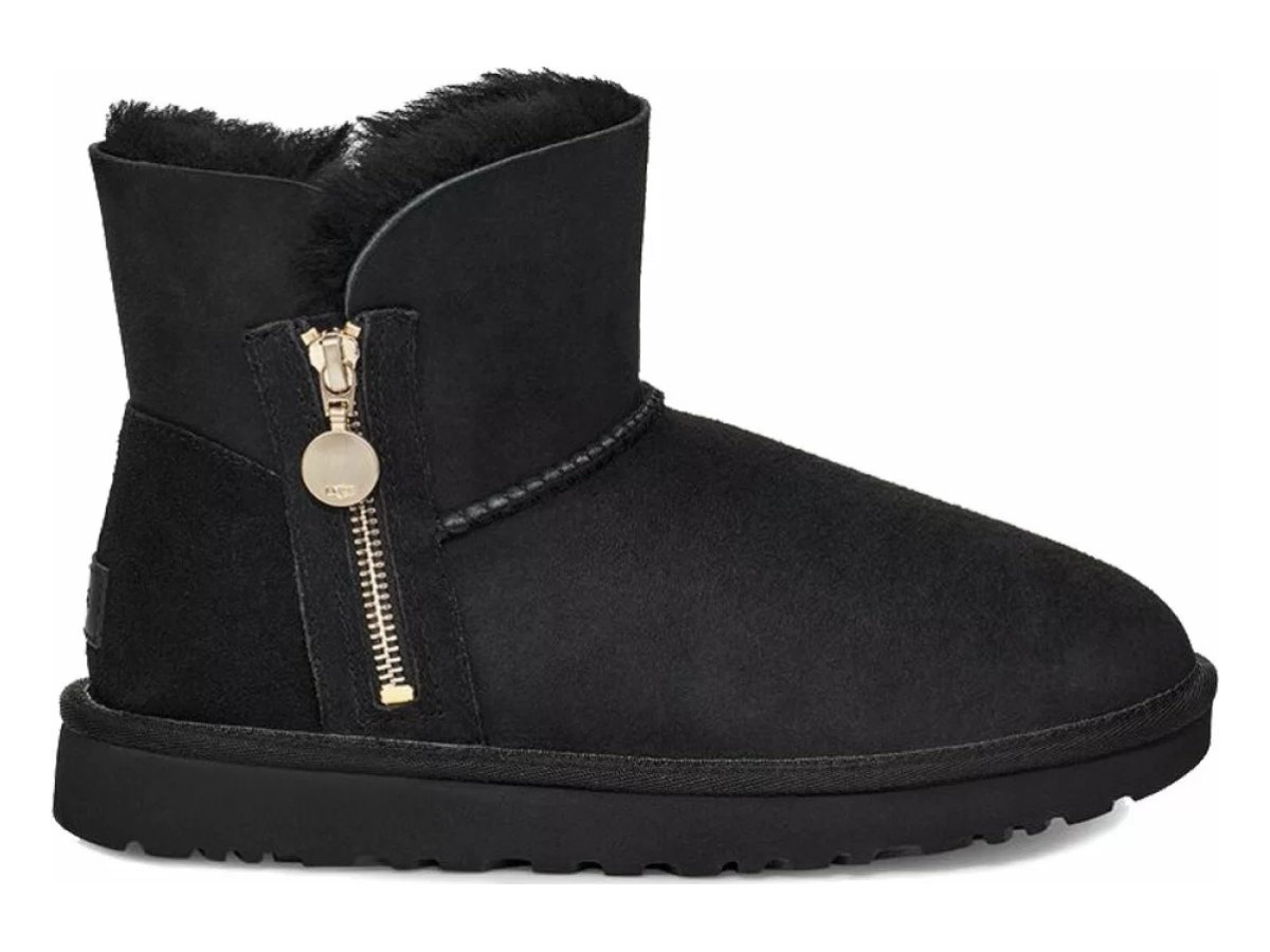 UGG Bailey Zip Mini Black — вид «сбоку»