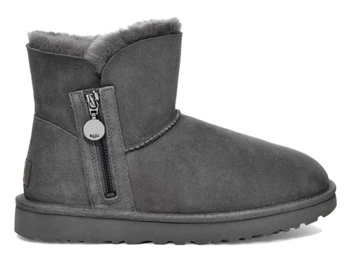 UGG Bailey Zip Mini Grey — вид «сбоку»