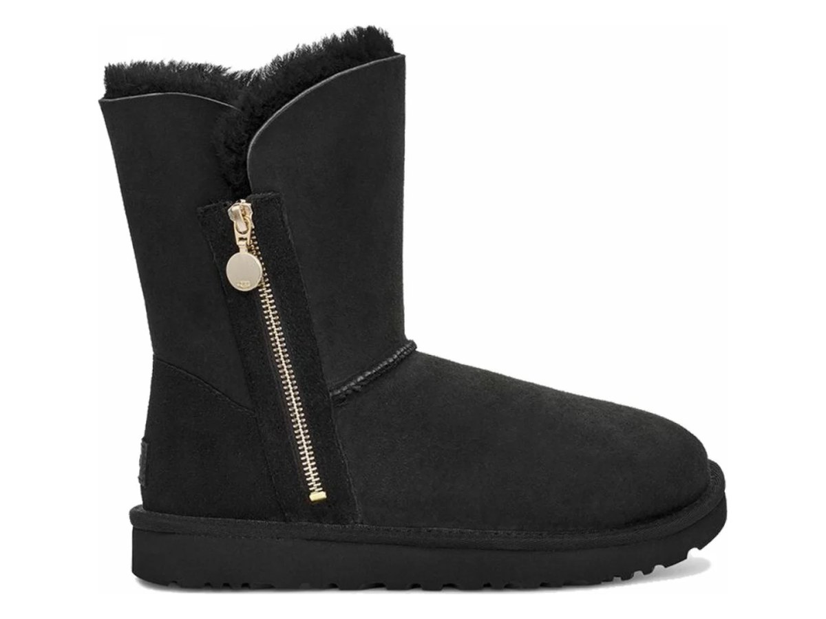 UGG Bailey Zip Short Black — вид «сбоку»