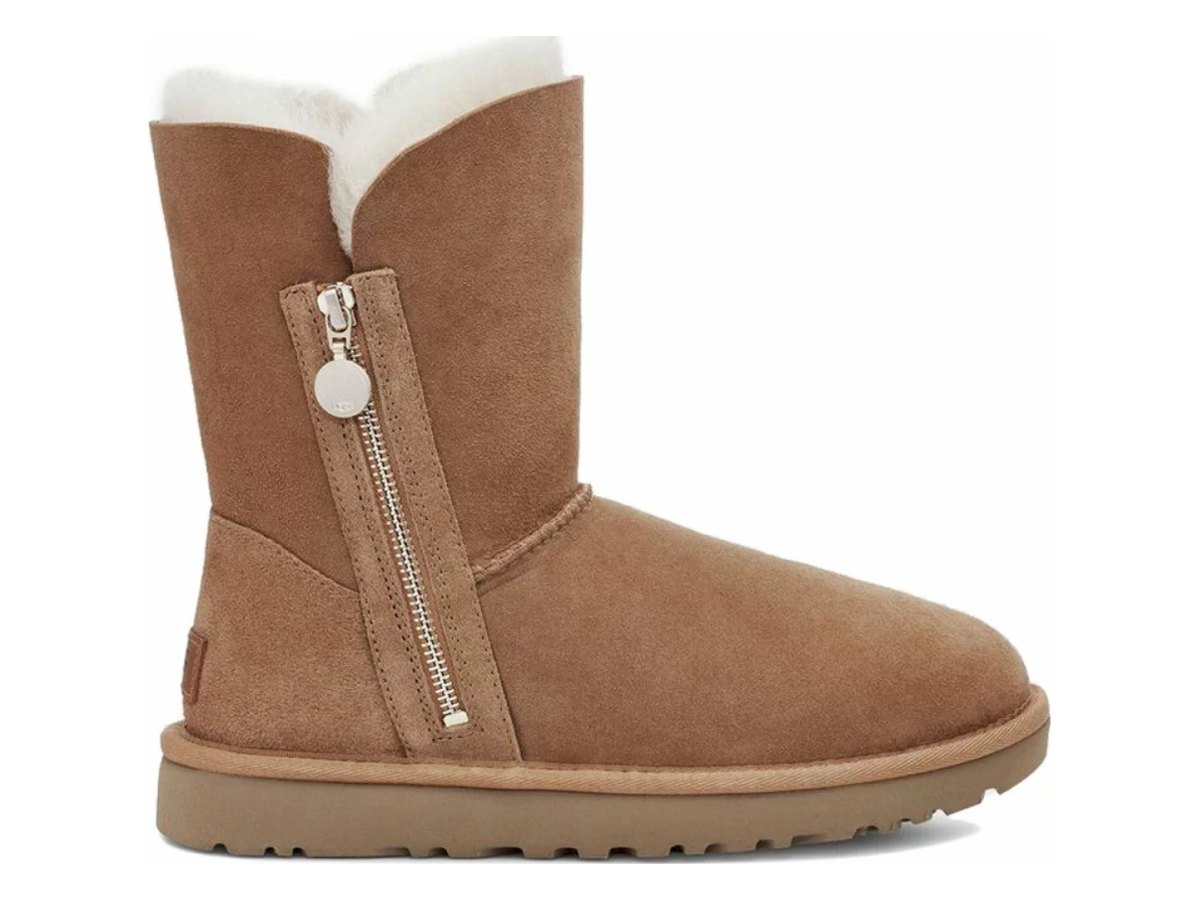 UGG Bailey Zip Short Chestnut — вид «сбоку»