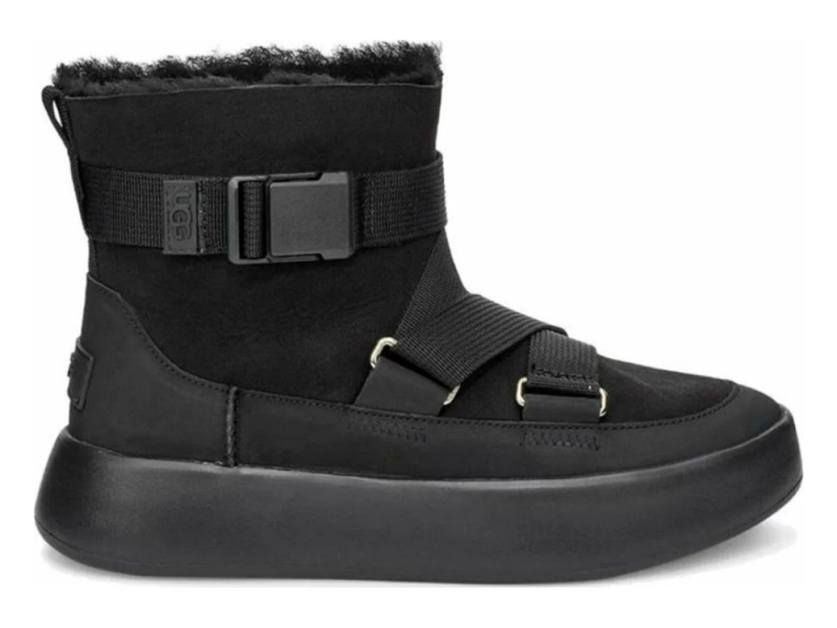 UGG Boom Buckle Boot Black — вид «сбоку»