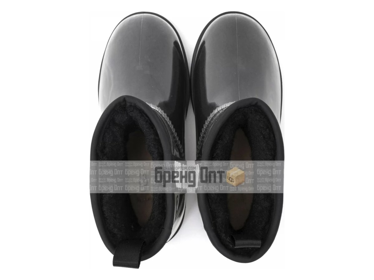 UGG Classic Clear Mini Black — вид «сзади»