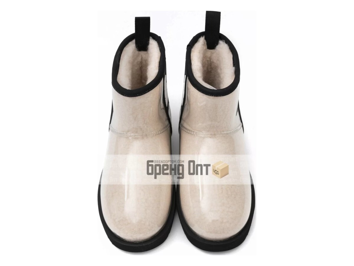 UGG Classic Clear Mini Natural Black — вид «сверху»