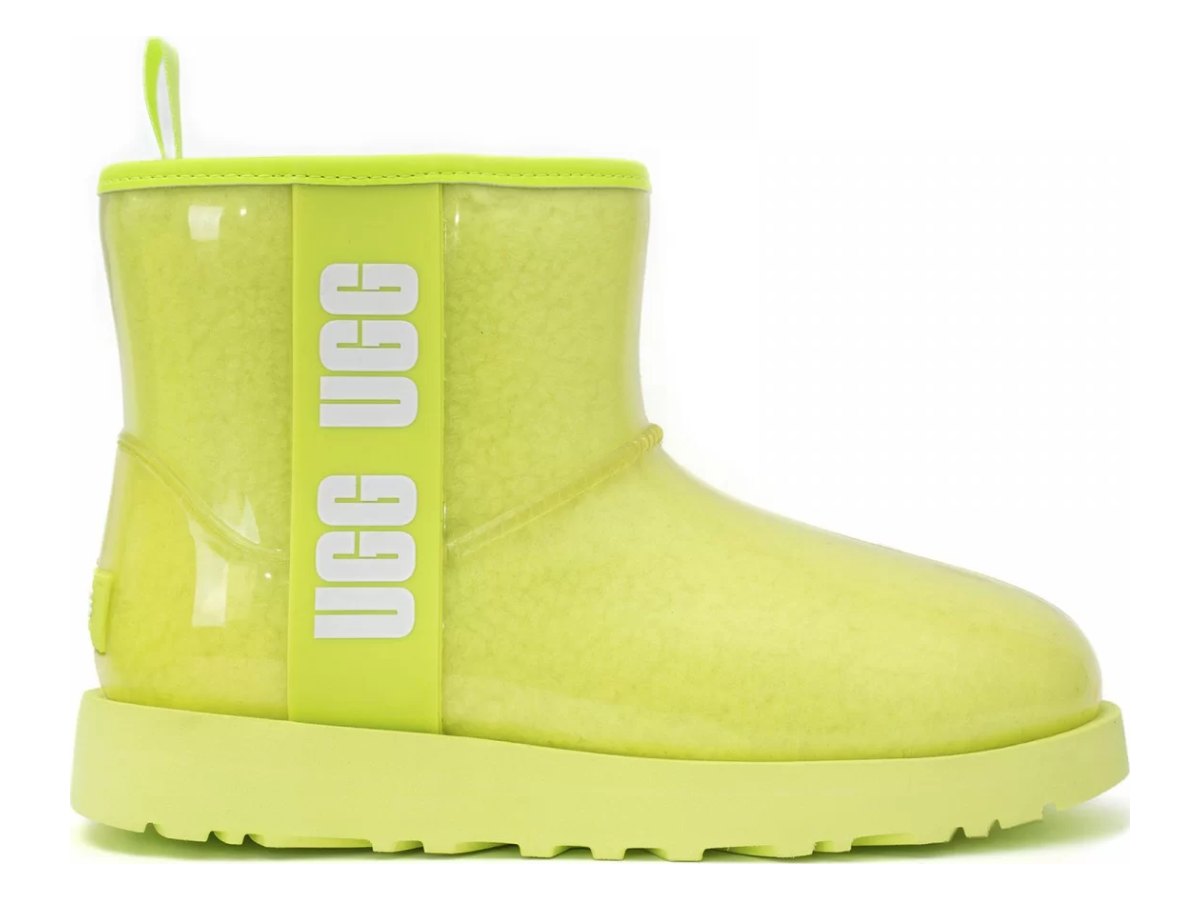 UGG Classic Clear Mini Sulfur — вид «сбоку»
