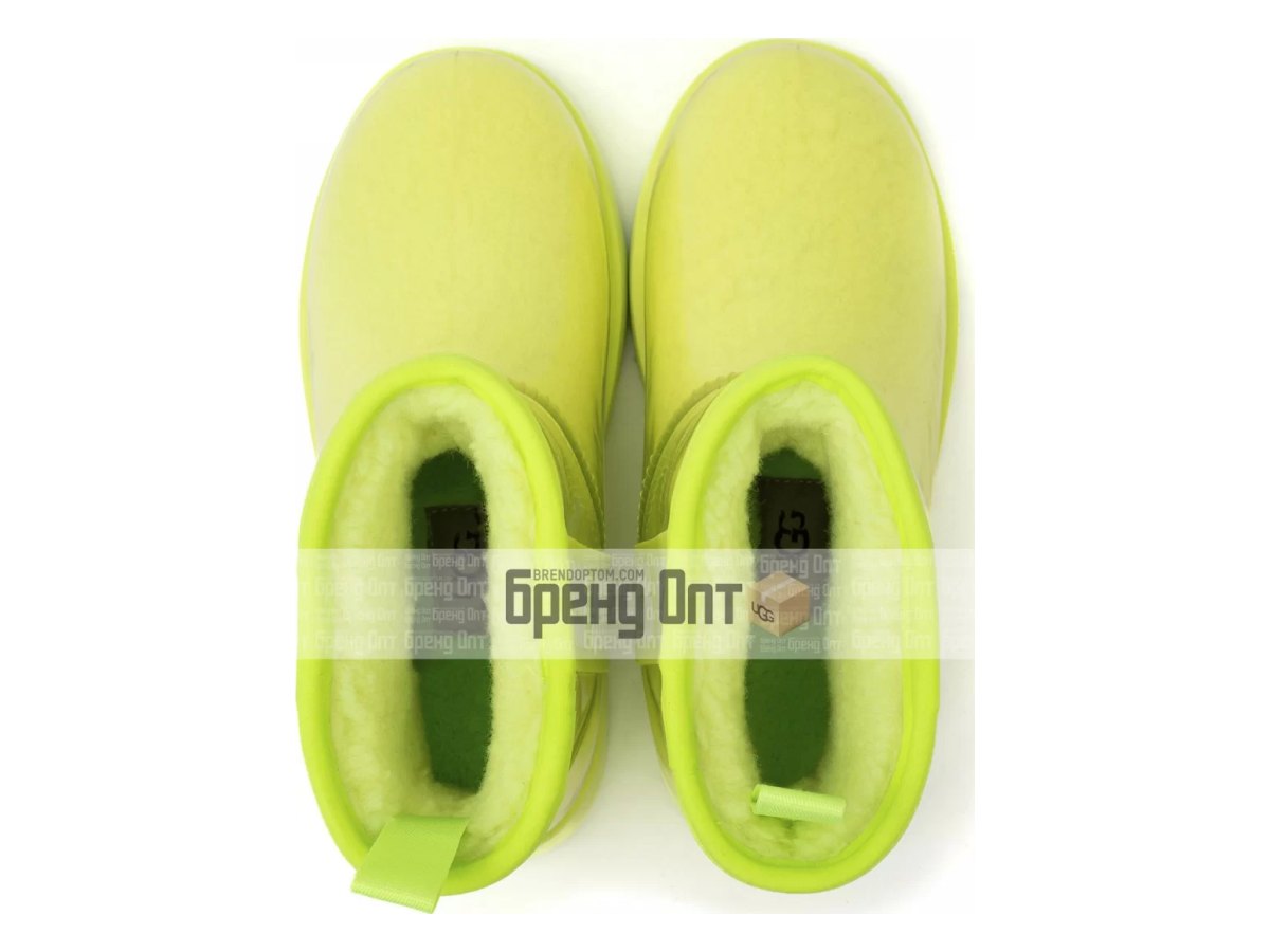 UGG Classic Clear Mini Sulfur — вид «сверху»