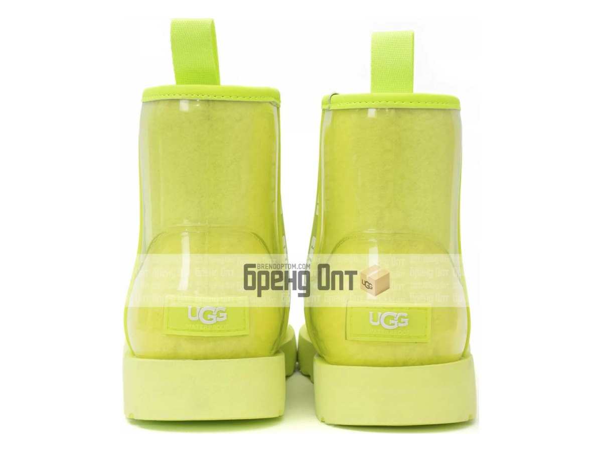 UGG Classic Clear Mini Sulfur — вид «спереди»