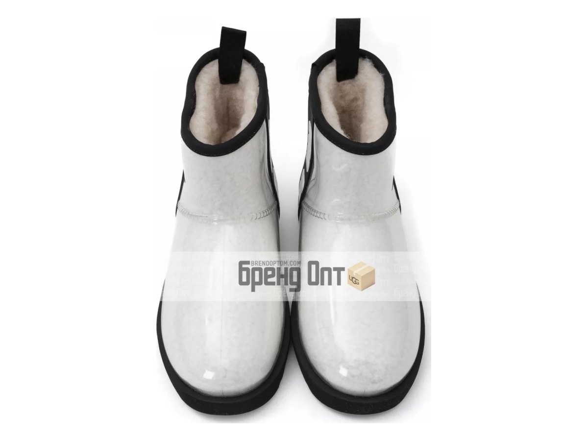 UGG Classic Clear Mini White Black — вид «сверху»