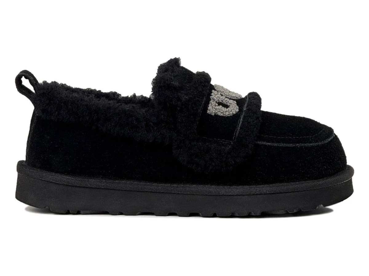UGG Classic Fat Ding Slip On Black — вид «сбоку»