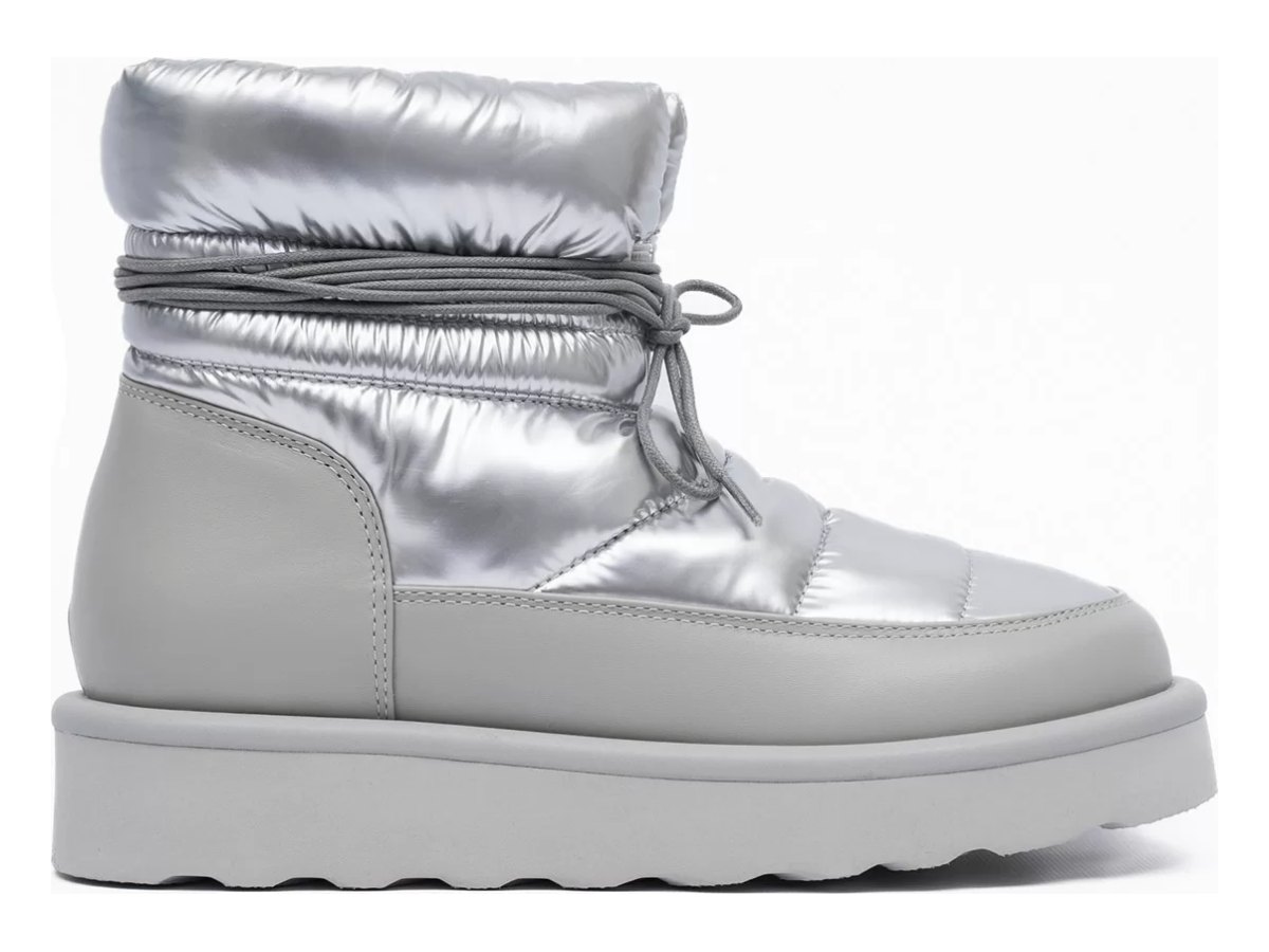UGG Classic Mini Blow Silver — вид «сбоку»