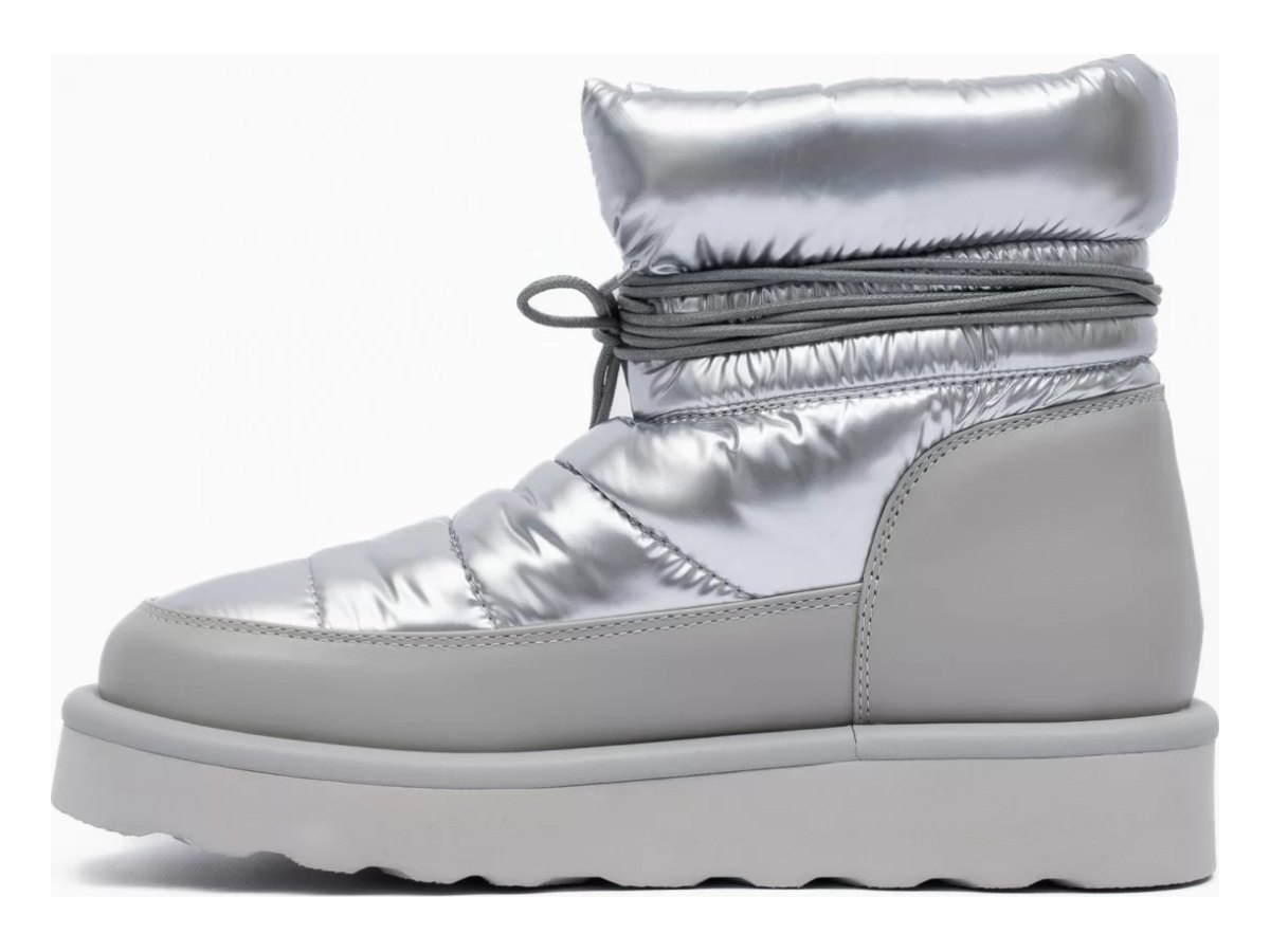 UGG Classic Mini Blow Silver — вид «спереди»