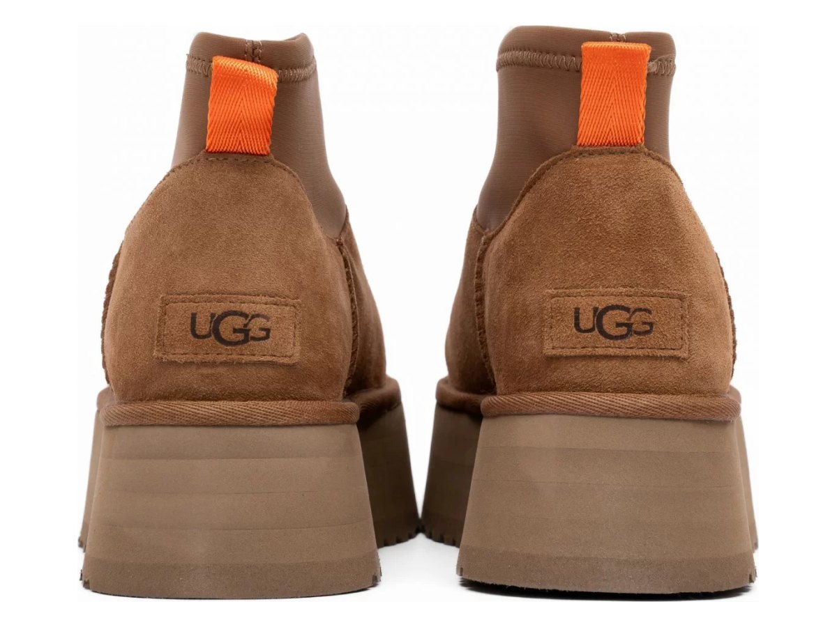 UGG Classic Mini Dipper Chestnut — вид «сверху»