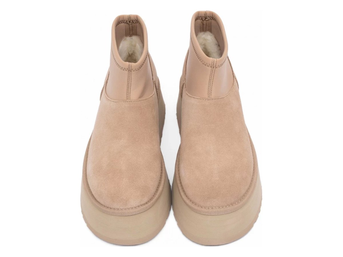 UGG Classic Mini Dipper Mustard Seed — вид «сзади»