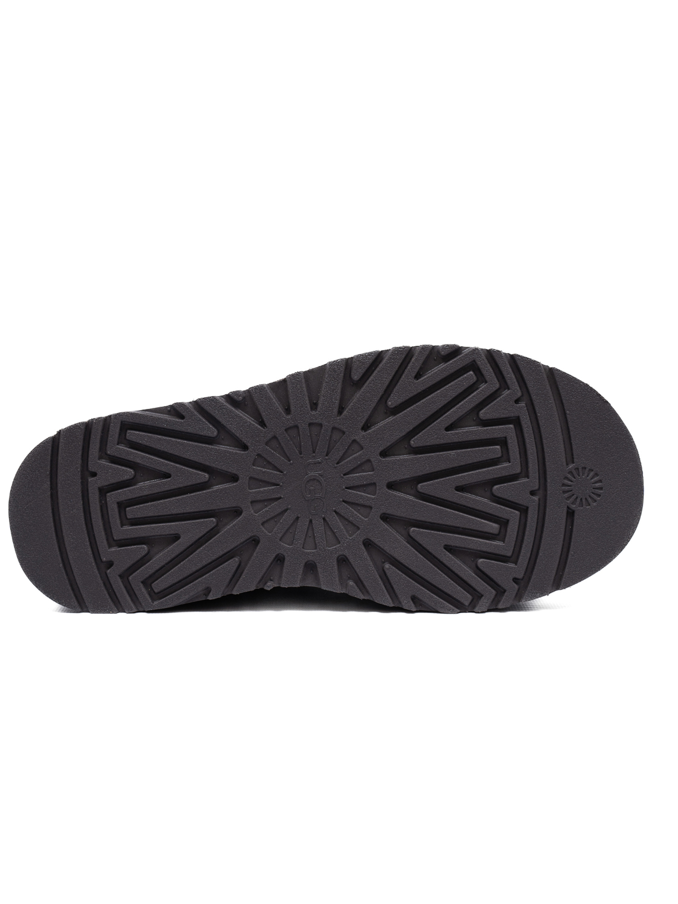 UGG Classic Mini Dipper Thundercloud — угги женские платформа, цвет грозовой