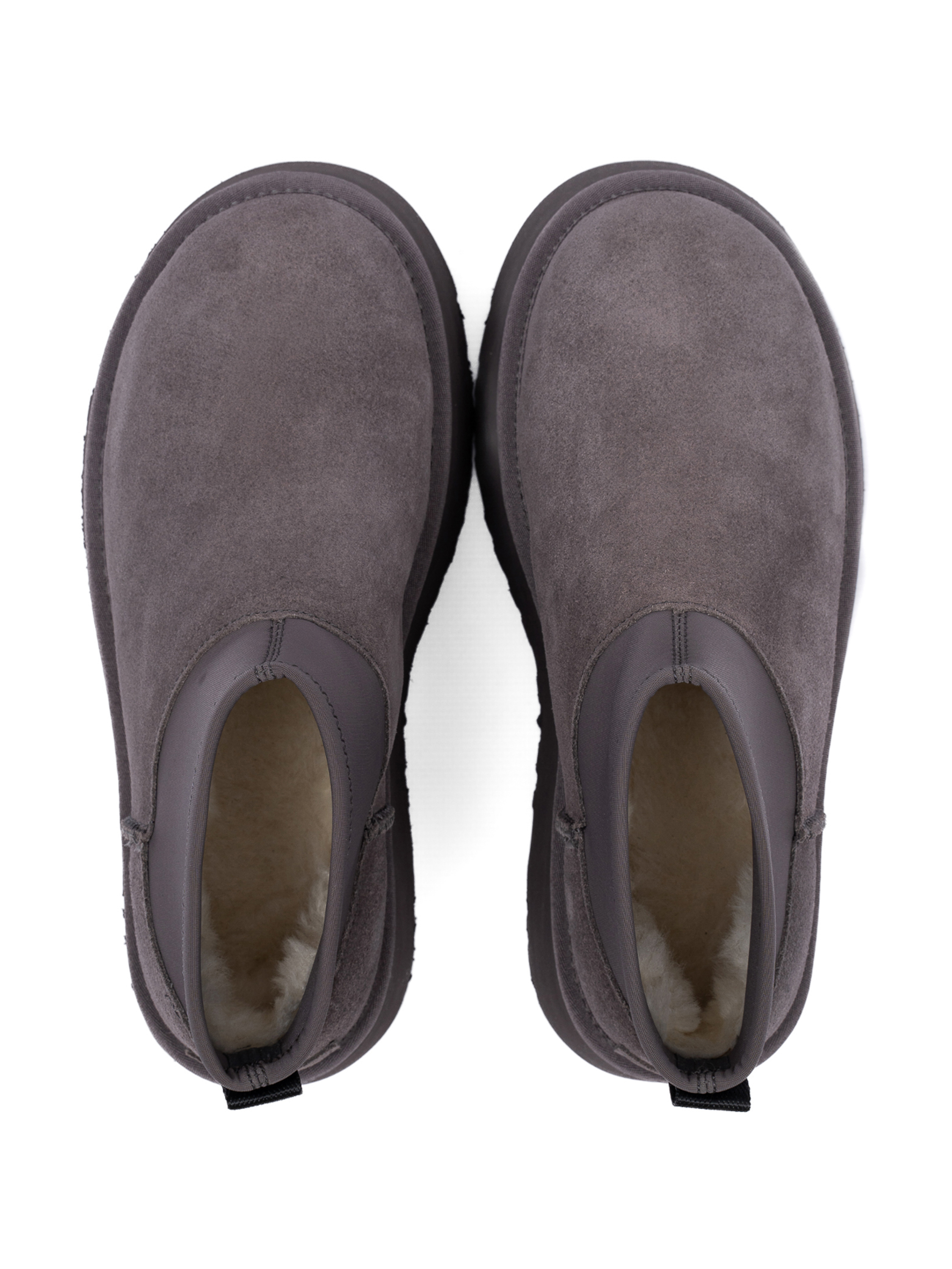 UGG Classic Mini Dipper Thundercloud — угги женские платформа, цвет грозовой