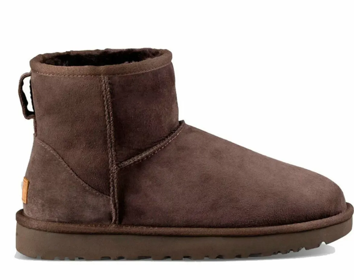 UGG Classic Mini II Chocolate — угги мужские классика, цвет шоколадный