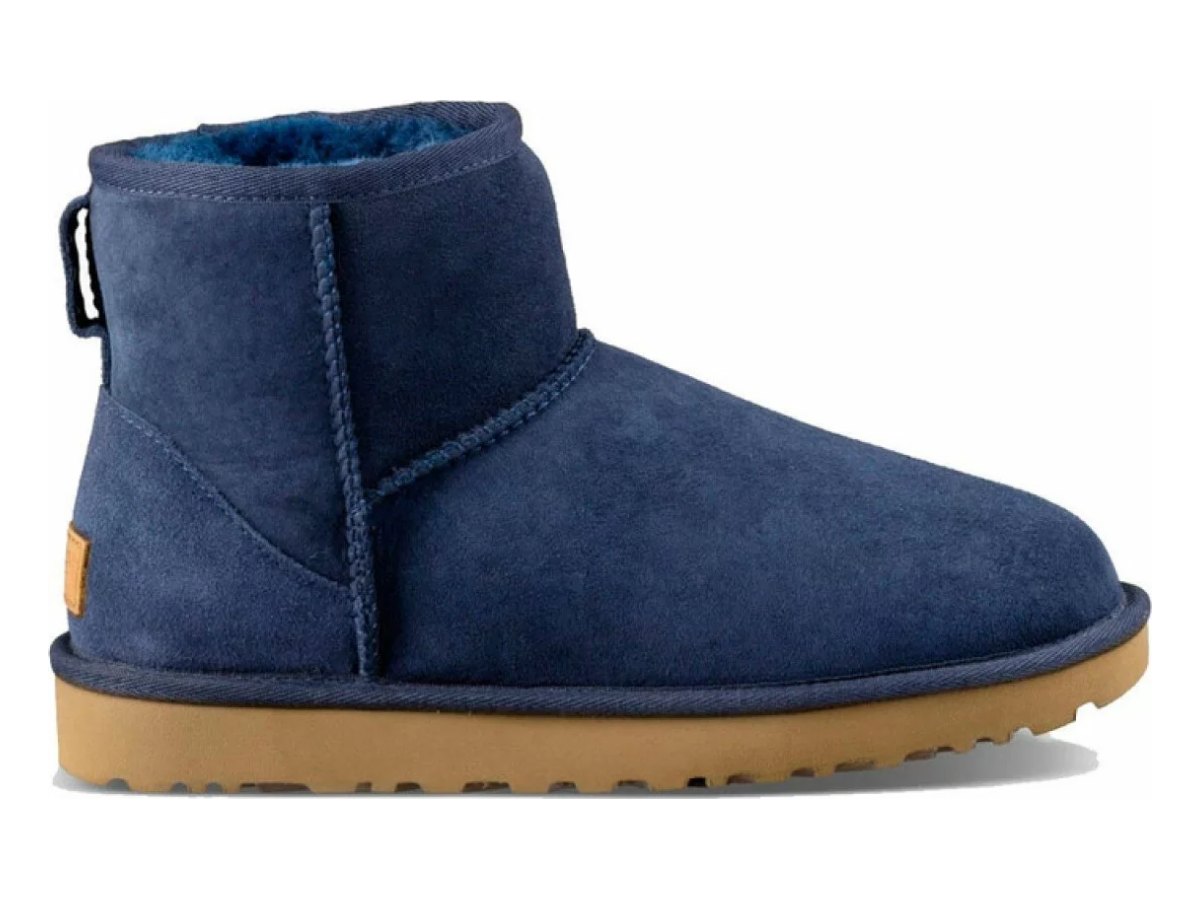 UGG Classic Mini II Navy — вид «сбоку»