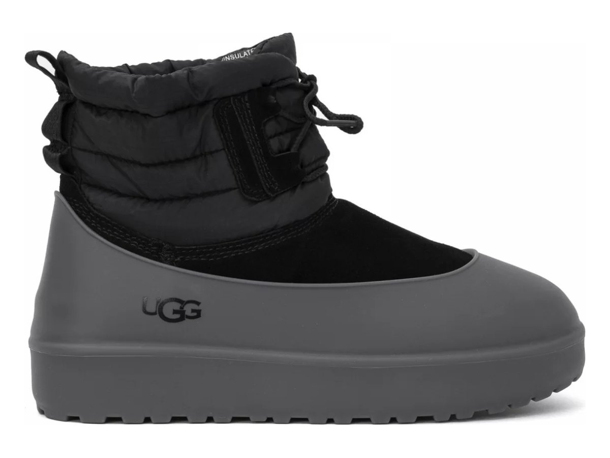 UGG Classic Mini Lace-up Weather Black — вид «сбоку»