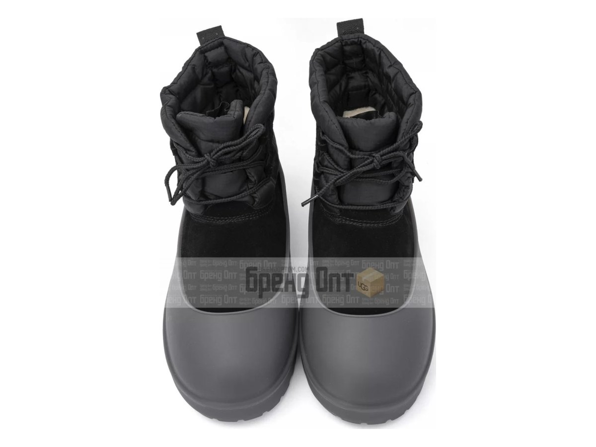 UGG Classic Mini Lace-up Weather Black — вид «сверху»