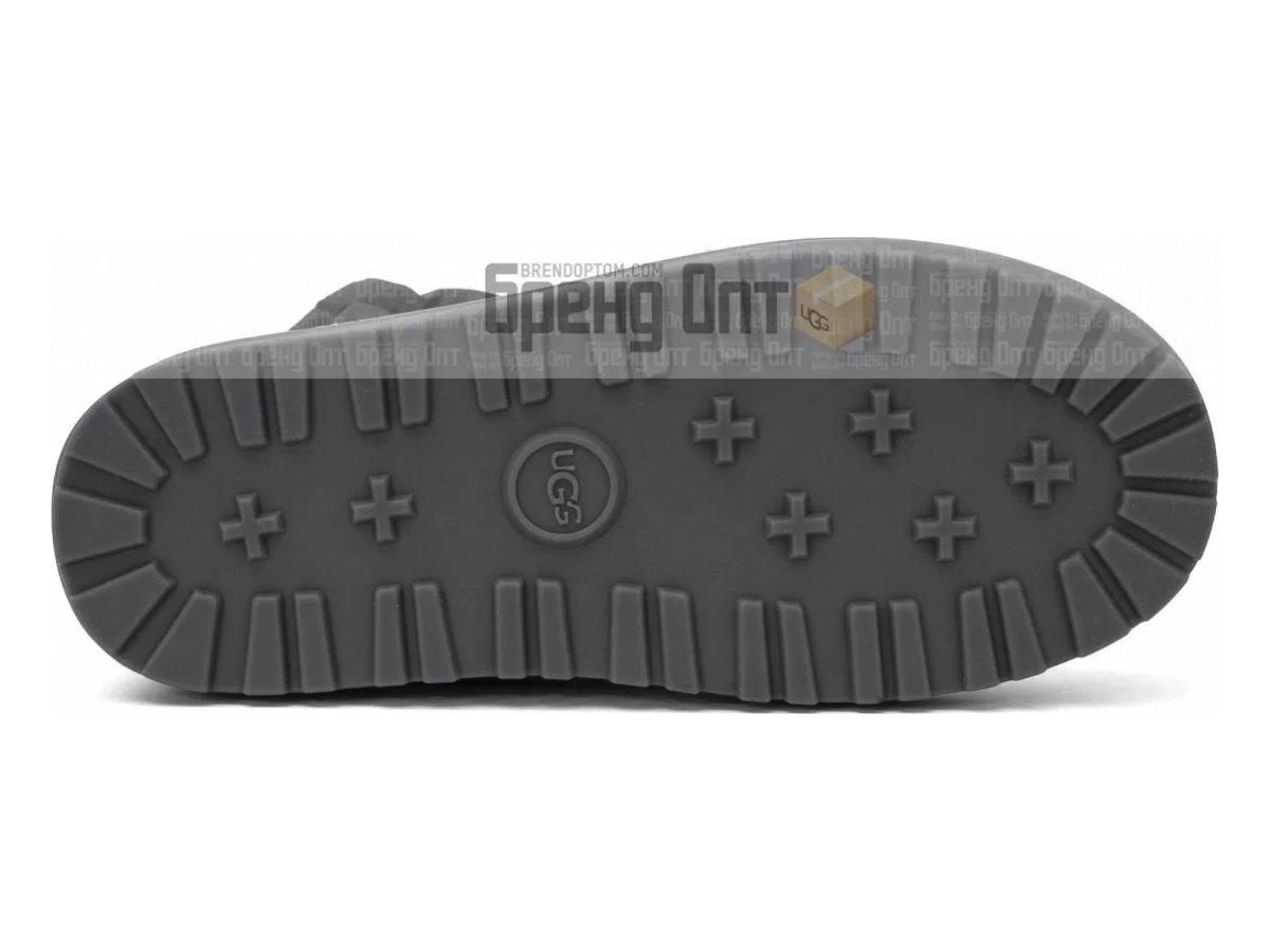 UGG Classic Mini Lace-up Weather Black — вид «подошва»