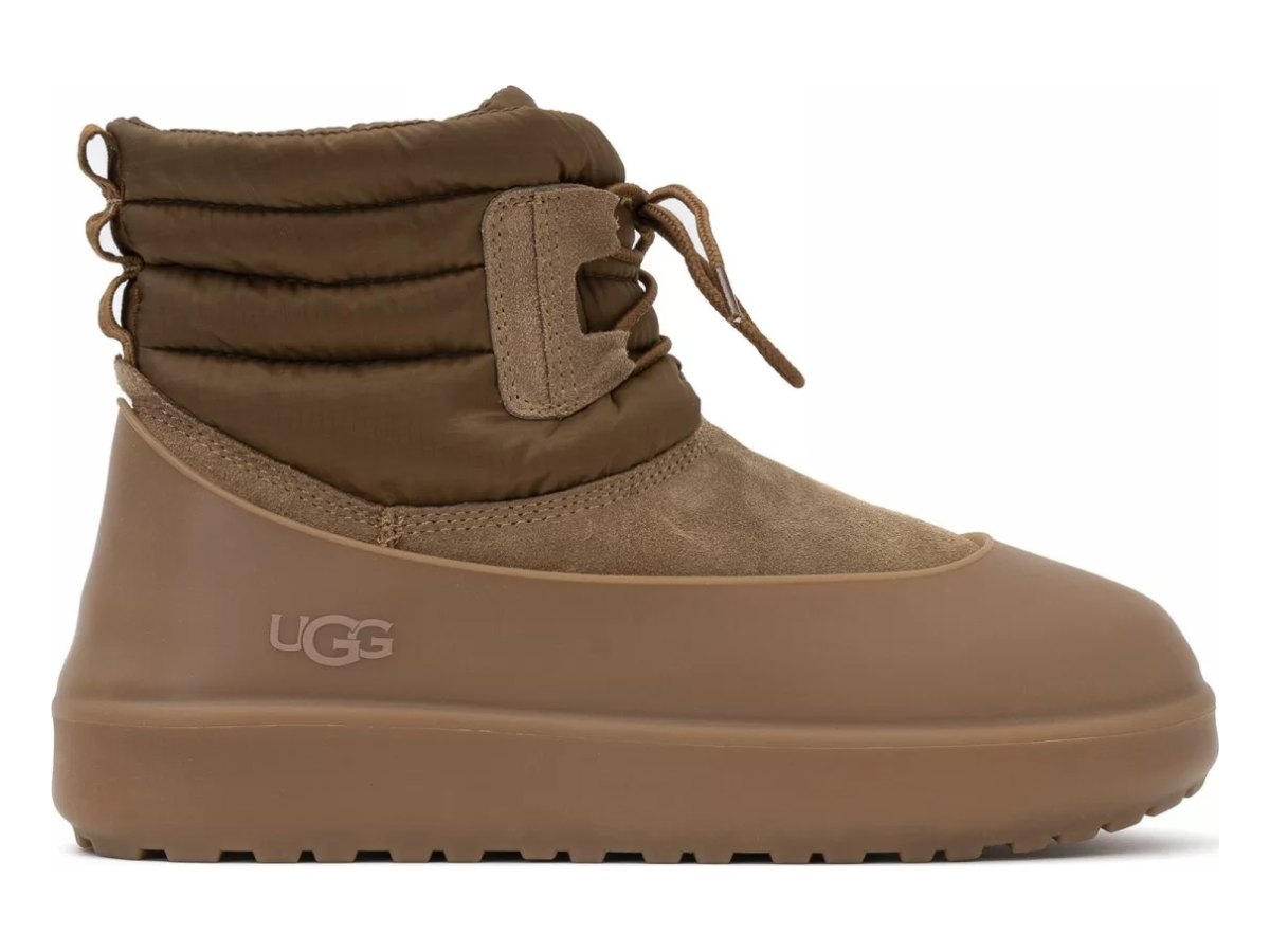 UGG Classic Mini Lace-up Weather Chestnut — вид «сбоку»