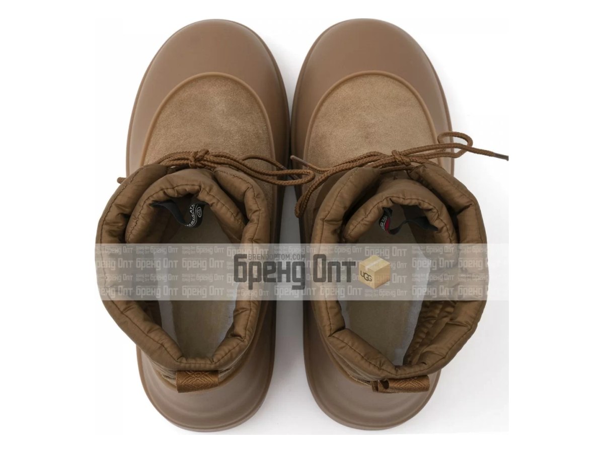 UGG Classic Mini Lace-up Weather Chestnut — вид «сверху»