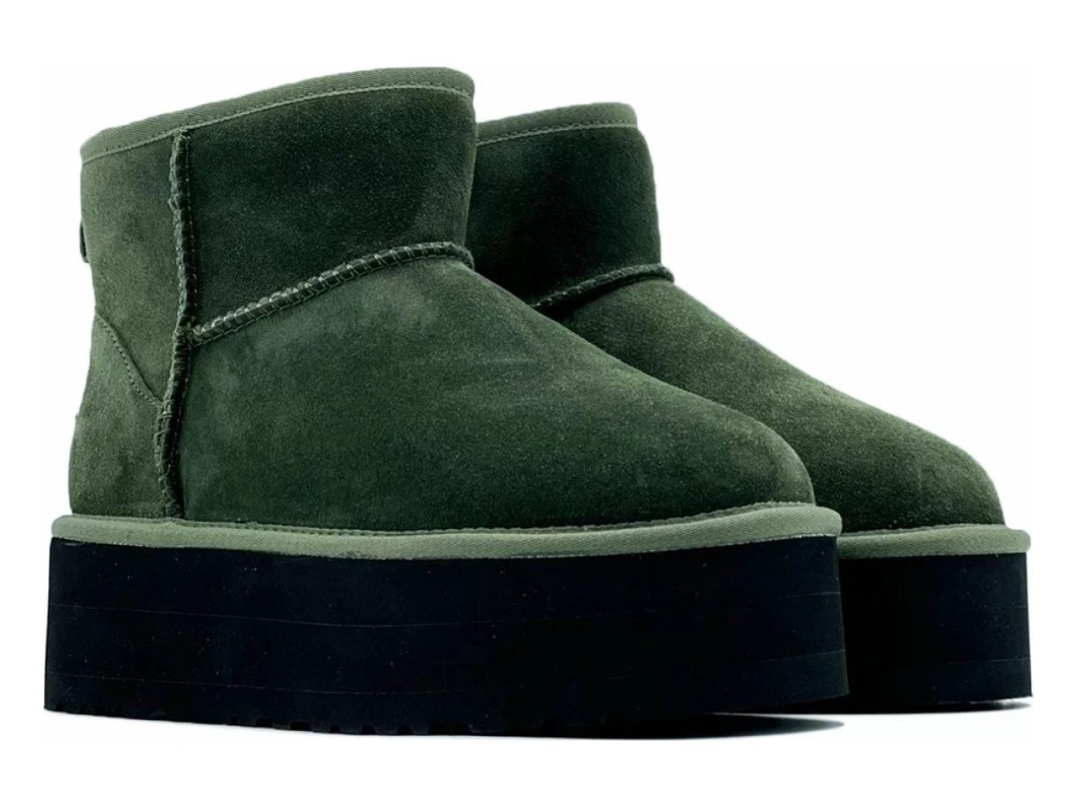 UGG Classic Mini Platform Burnt Olive — вид «сбоку»