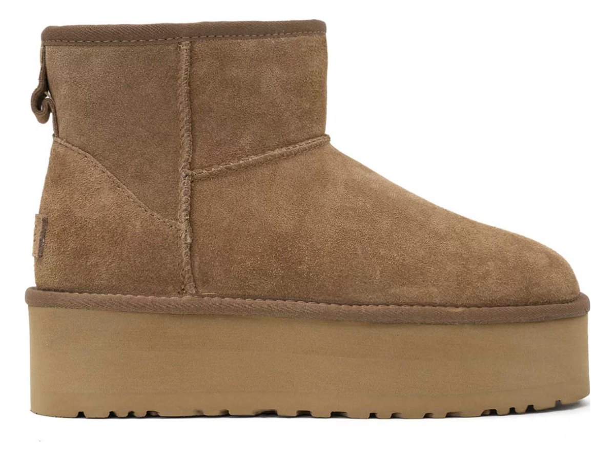 UGG Classic Mini Platform Chestnut — вид «сбоку»