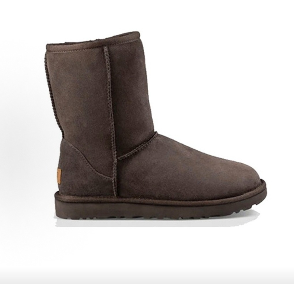 UGG Classic Short II  Chocolate — угги мужские классика, цвет шоколадный