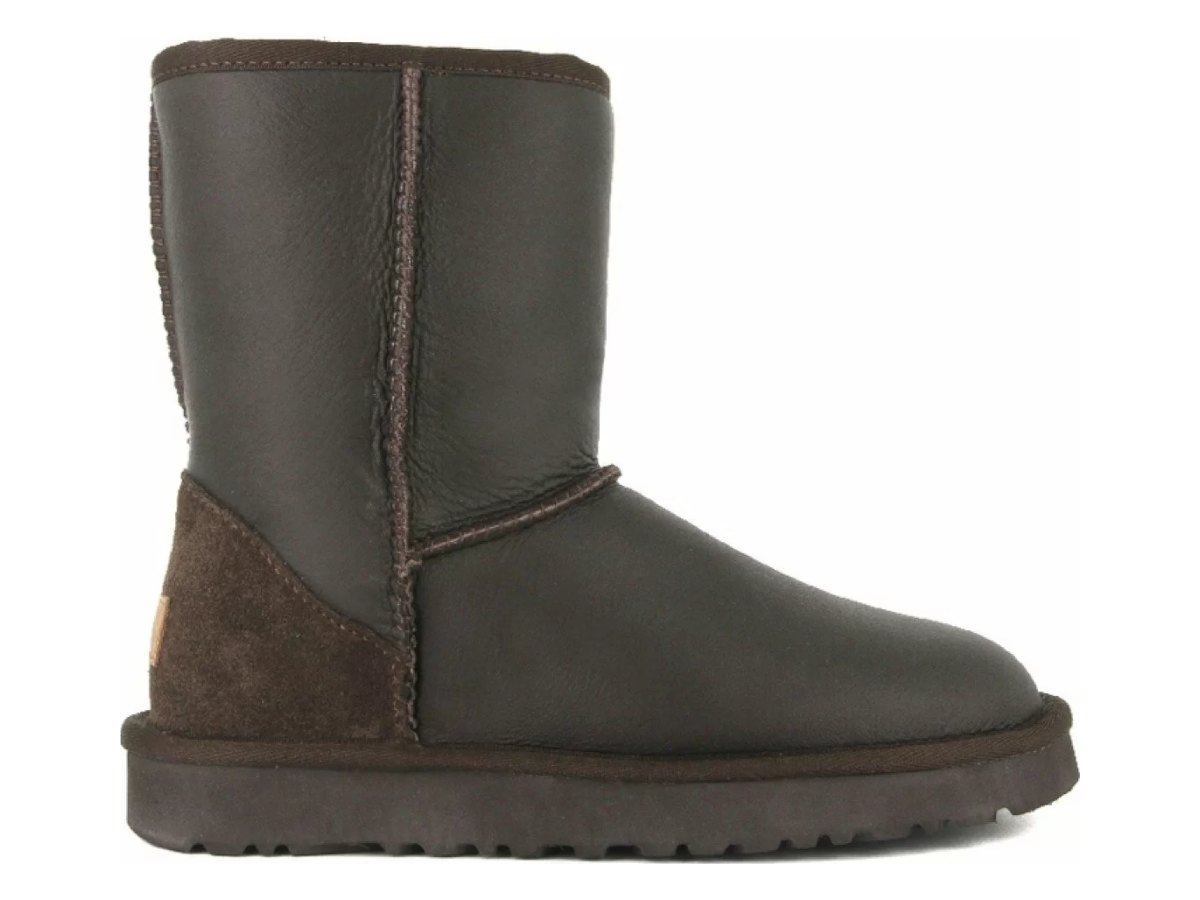 UGG Classic Short Metallic Chocolate — вид «сбоку»
