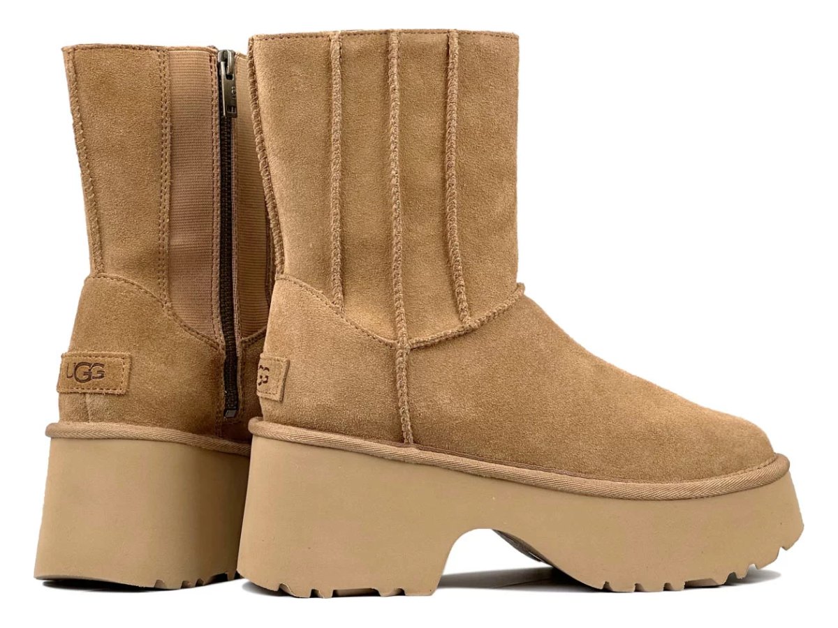 UGG Classic Twin Seam New Heights Chestnut — вид «сбоку»
