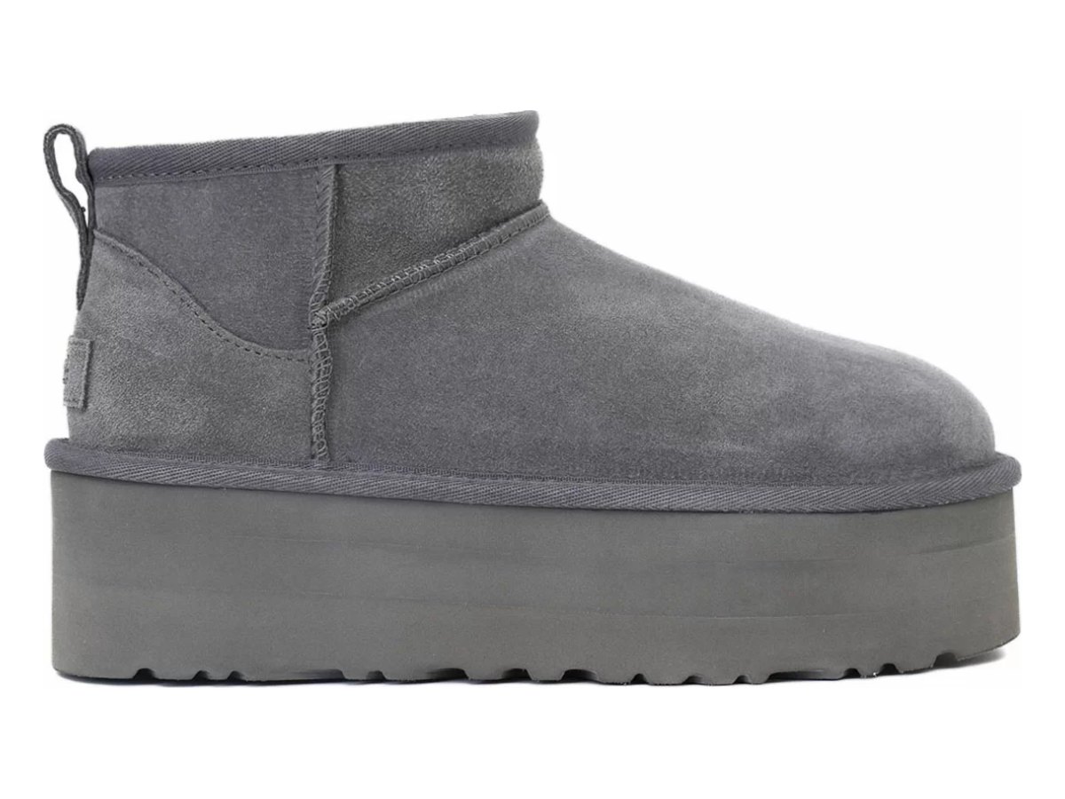 UGG Classic Ultra Mini Platform Grey — вид «сбоку»