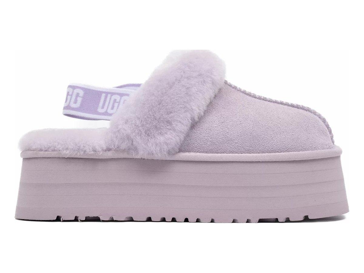 UGG Funkette Suede Platform June Gloom — вид «сбоку»