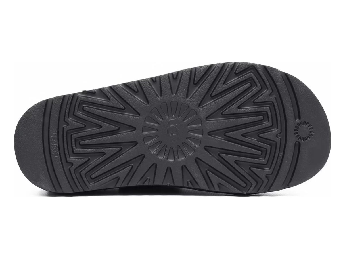 UGG Goldenstar Clog Black — вид «подошва»