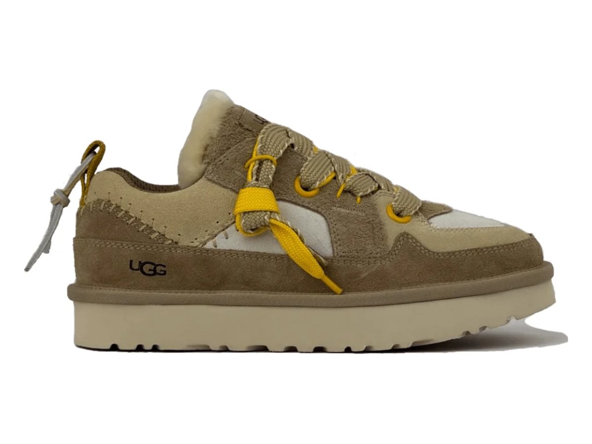 UGG Lowmel Low Sneaker Biarritz Mustard Seed — вид «сбоку»