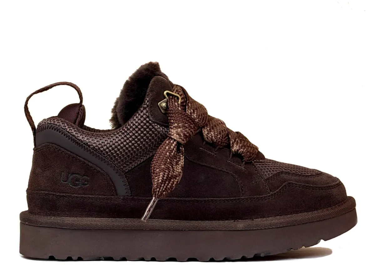 UGG Lowmel Sneaker Chocolate — угги женские кроссовки, цвет шоколадный