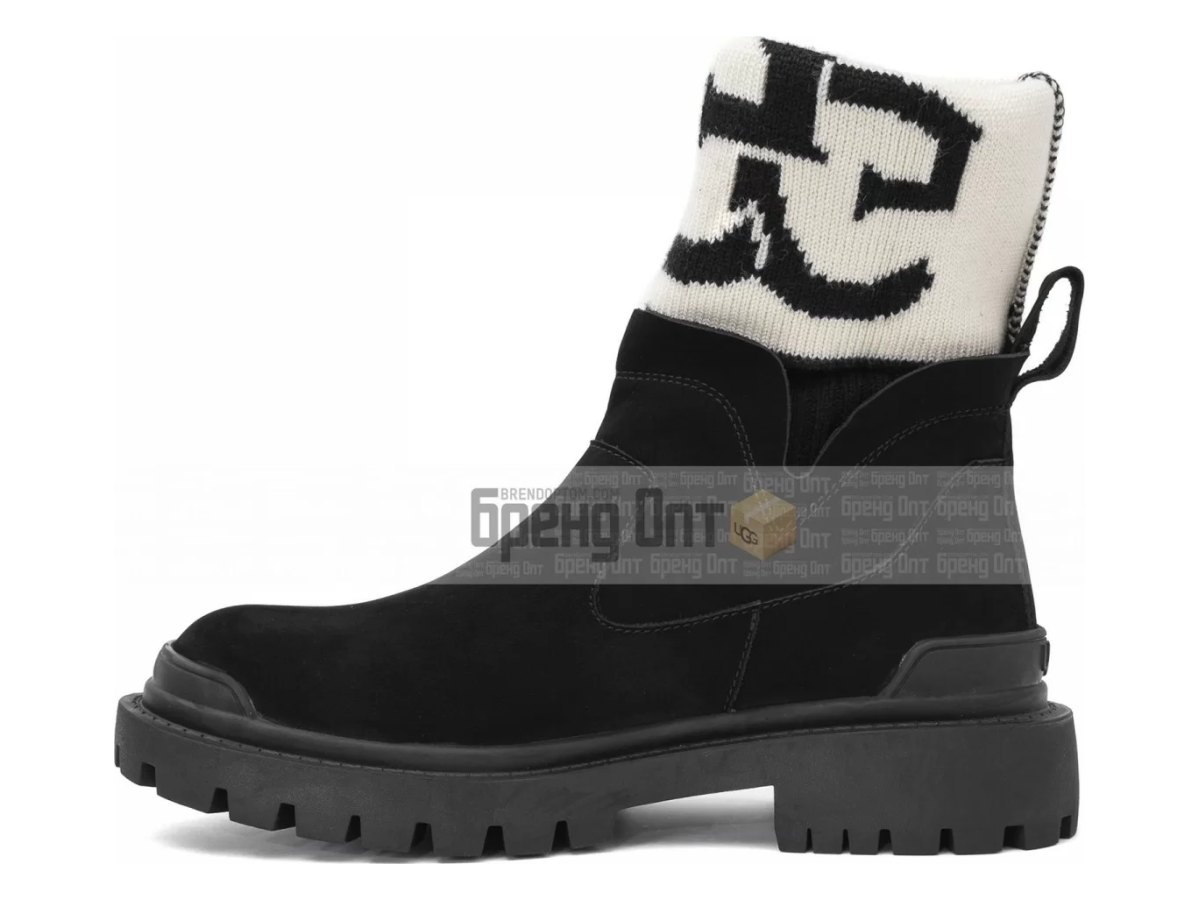 UGG Martin Knit Black — вид «сзади»