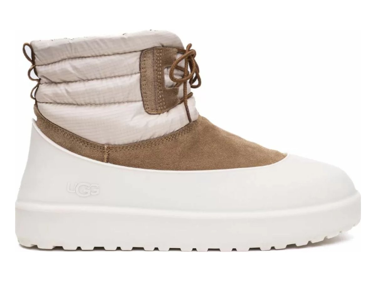 UGG Classic Mini Lace-up Chestnut Whitecap — вид «сбоку»