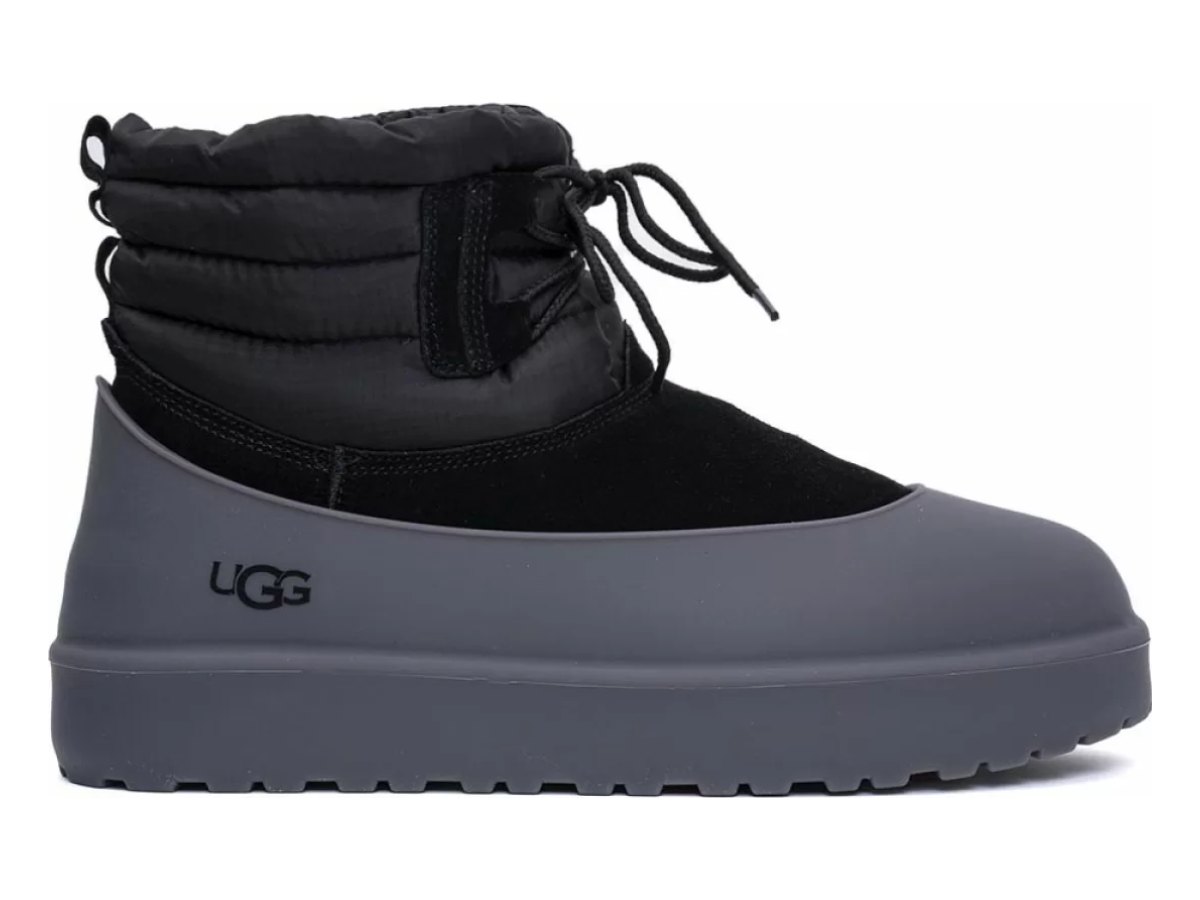 UGG Classic Mini Lace-up Weather Black — вид «сбоку»