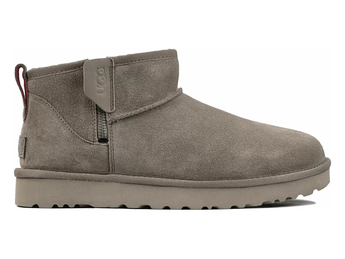 UGG Classic Ultra Mini Zip Boot Smoke — вид «сбоку»