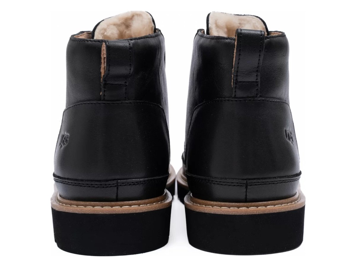 UGG Neumel Gentleman Leather Black — вид «сверху»