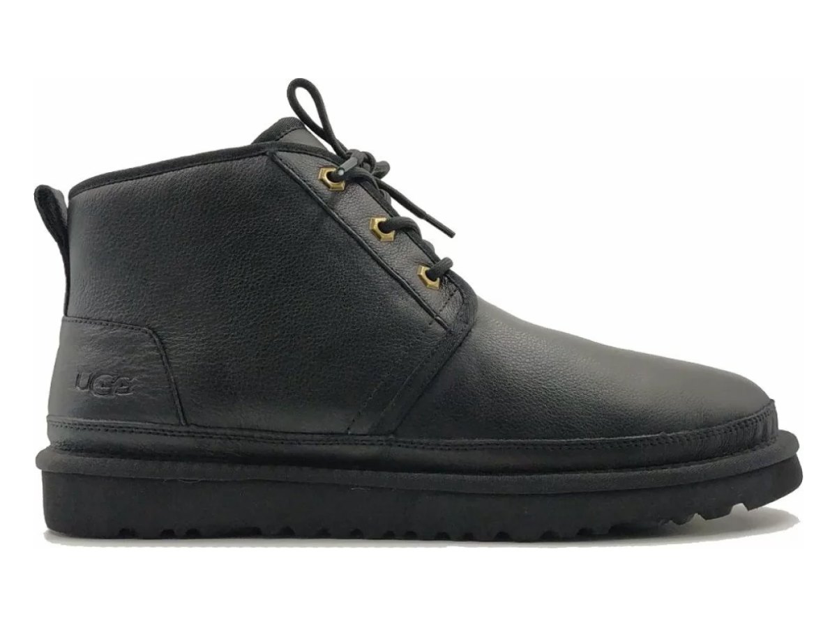 UGG Neumel Leather Black — вид «сбоку»