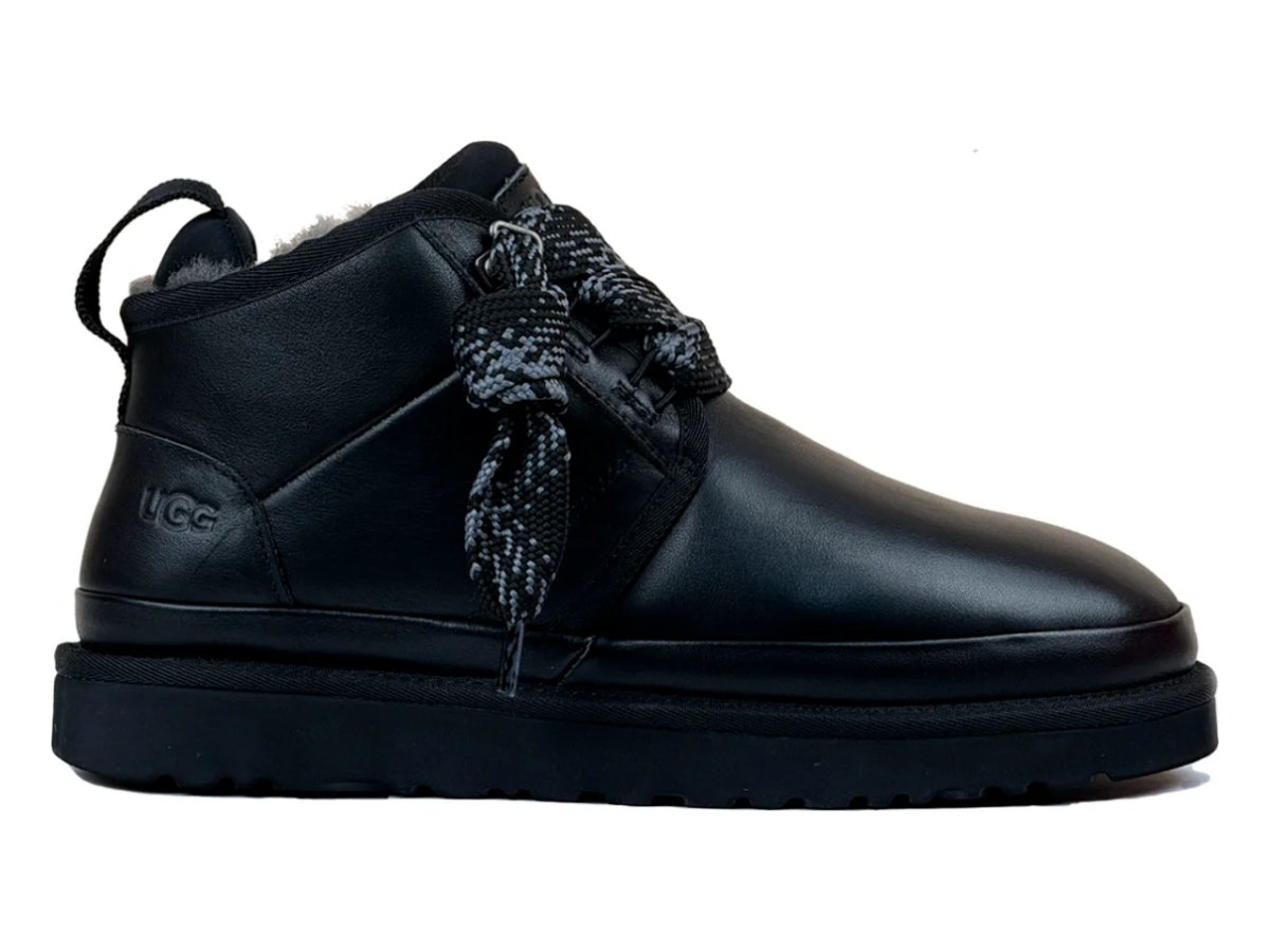 UGG Neumel Leather FT Moss Black — вид «сбоку»