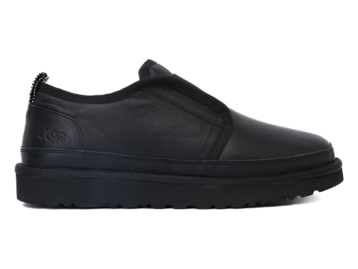 UGG Slippers Flex Leather Black — вид «сбоку»