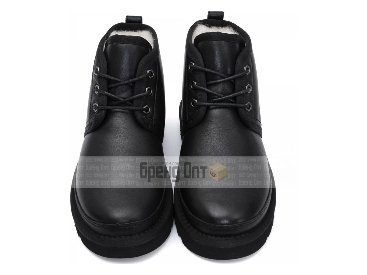 UGG Neumel Leather Black — вид «сверху»