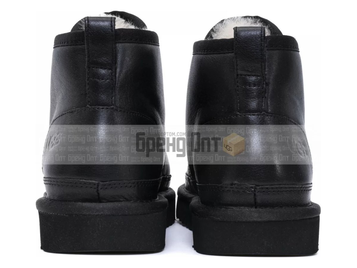 UGG Neumel Leather Black — вид «спереди»