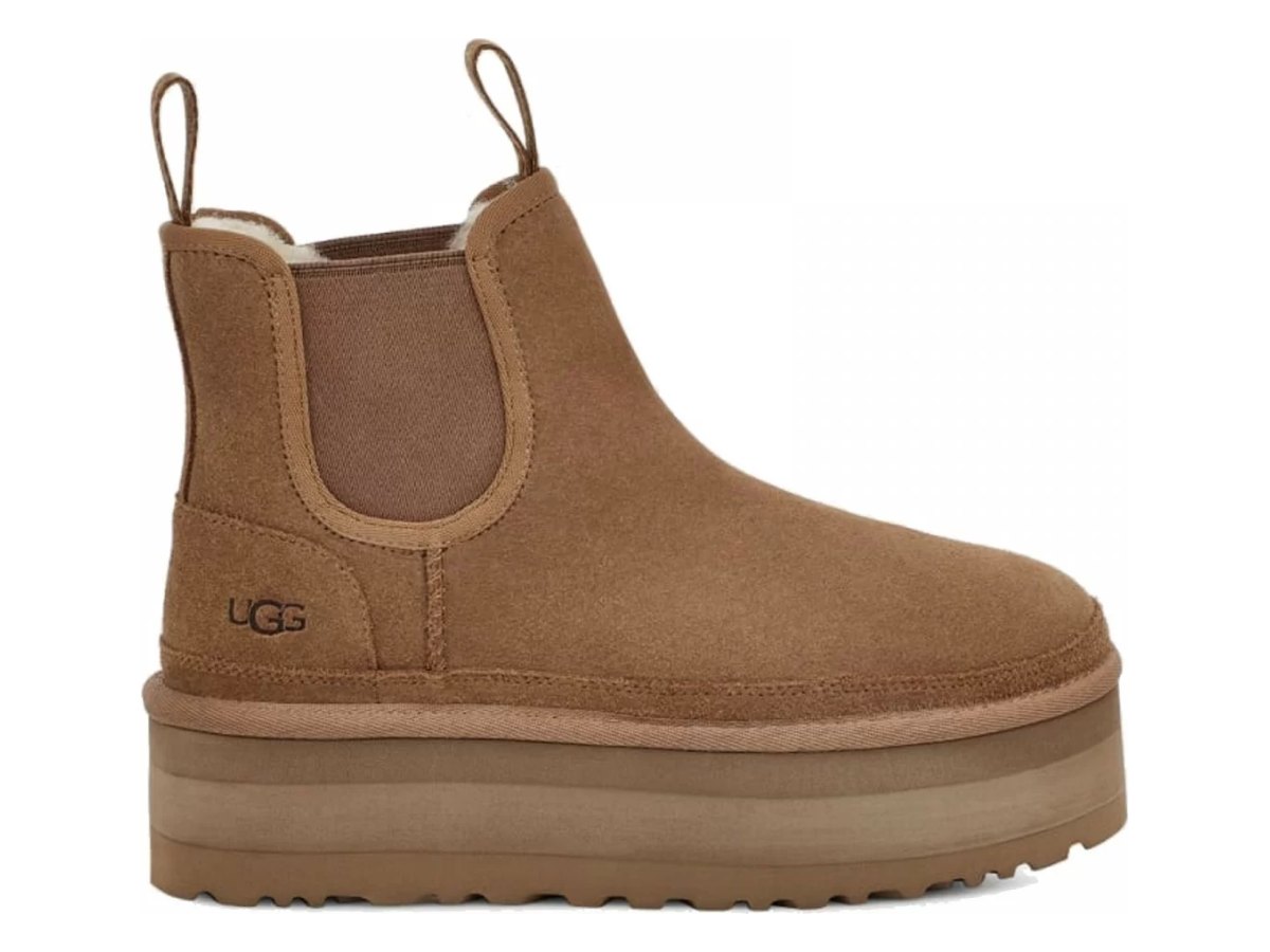 UGG Neumel Platform Chelsea Chestnut New — вид «сбоку»