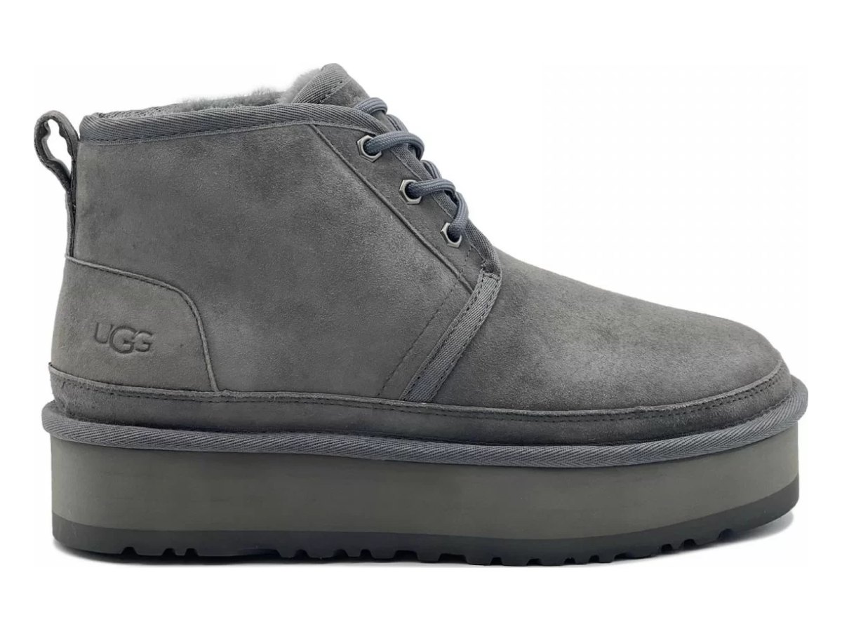 UGG Neumel Platform Grey — вид «сбоку»