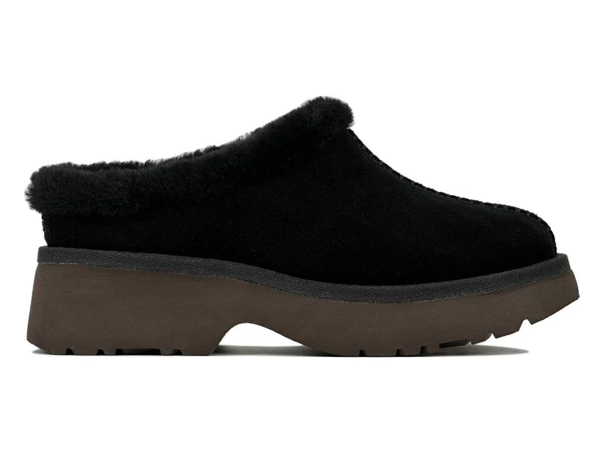 UGG New Heights Cozy Clog Black — вид «сбоку»