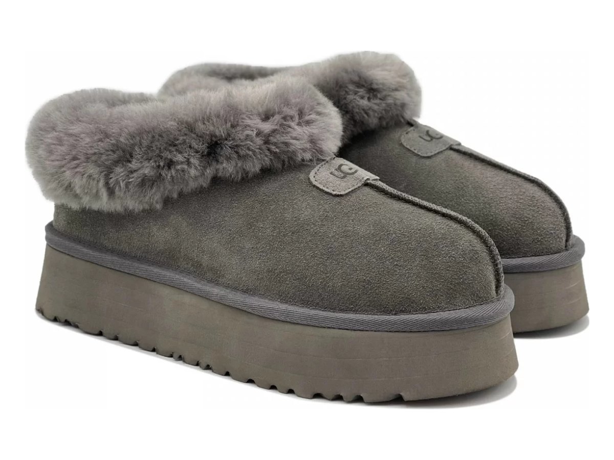 UGG Platform Slipper Grey — вид «сбоку»